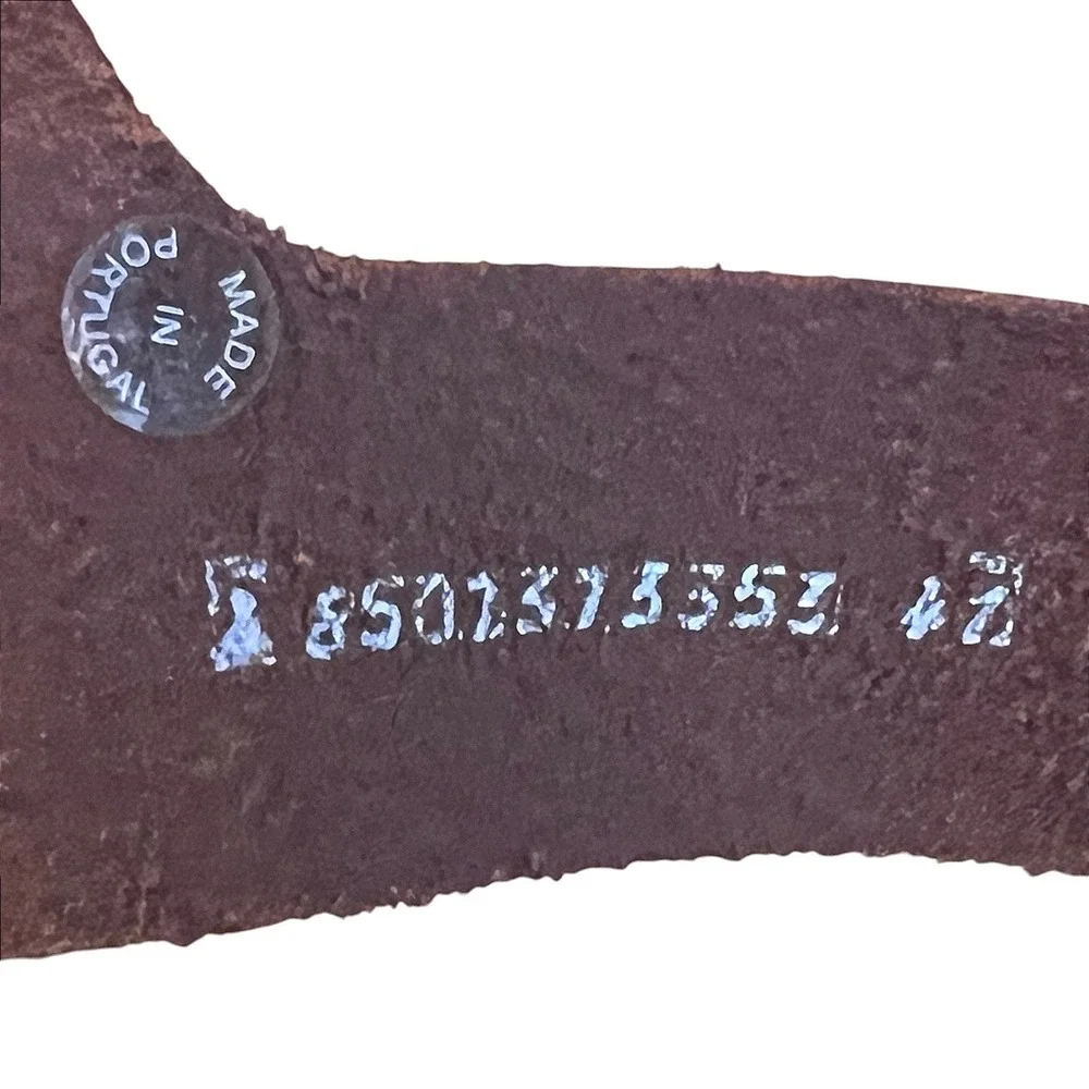 Mephisto Air-Relax Brown Leather Cork Wedge Buckle Sandals EU 41 Portugal *FLAW* - Picture 14 of 16